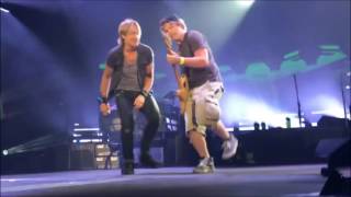 Keith Urban Invites Rob Joyce a Fan to Play Guitar on Stage [upl. by Annoet387]