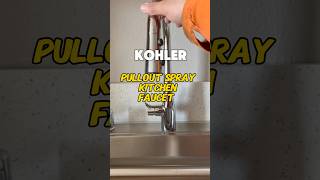 Kohler Simplice Pullout Kitchen Faucet howto install faucet diy [upl. by Ayila]