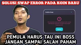 Solusi Swap Koin Gagal Di Pancakeswap [upl. by Frida406]