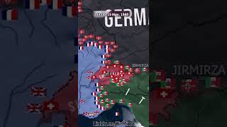 If Maginot Line was longer hoi4 timelapse shorts history ww2 trending france europe map [upl. by Ileek]