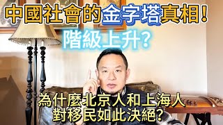 為什麼北京人和上海人對移民如此決絕？ 中國社會的金字塔真相！ [upl. by Ellocin]