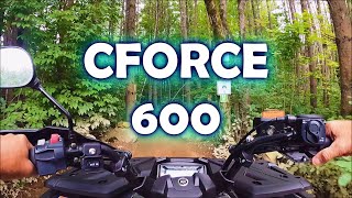 🚩🚩POV  CFMOTO CFORCE 600  FIRST TRAIL RIDE  HOPKINTONEVERETT TRAIL NH [upl. by Shirlie]