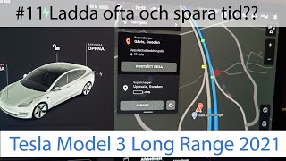 11 Ladda ofta och spara tid Tesla Model 3 och Supercharger [upl. by Ripleigh]