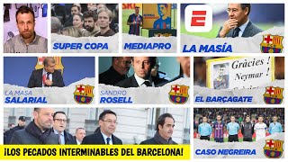 BARCELONA y sus ESCÁNDALOS más oscuros Top 10 vergonzoso que incluye graves delitos  Cal y Arena [upl. by Suoicerp]