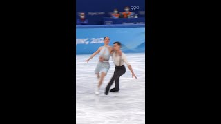 Italian ice dancers Charlène Guignard and Marco Fabbri stole the show at Beijing2022 🤩 [upl. by Bridie]