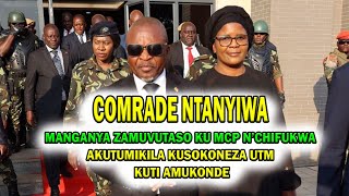 COMRADE NTANYIWA MANGANYA WATUMIDWA NDI MCP KUTI AVUTITSE UTM NDI CHILETSO CHA KHOTHI [upl. by Ai]