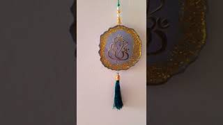 Resin Ganpati ji hanging ytshorts creative trending art like subscribe [upl. by Talie]