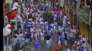 Encierro de San Fermín  12 de julio de 1997 [upl. by Erlin]