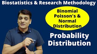 Part 2 Probability Distributions  Binomial Normal Poissons amp Multinomial Distribution [upl. by Madda811]