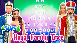 ROYAL FAMILY TREE  The Sims 4 The Royal Family  S1 Part 73 [upl. by Susej]