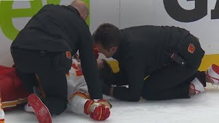 Flames Go After JT Miller For Hit On Kevin Rooney [upl. by Eceertal]