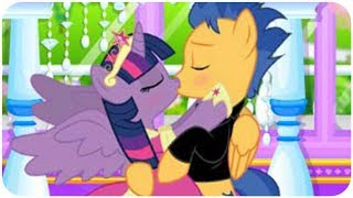 MLP Kissing Game Twilight And Flash are CAUGHT Kissing 2017 HD [upl. by Anesor]