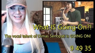 Vocal Genius Dimas Senopati Cover 4 Non Blondes Whats Up REACTION [upl. by Rodama]