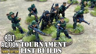 Tabletop CP Bolt Action V3 Tournament List Builds [upl. by Mcmath]