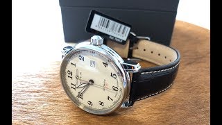 4K Review amp unboxing Zeppelin 76565 series LZ127 watch [upl. by Attikin984]