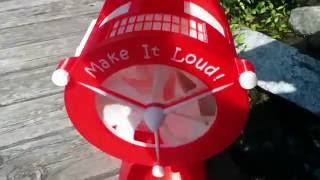 Air Raid Siren  hand crank version 2  Test [upl. by Evvy]