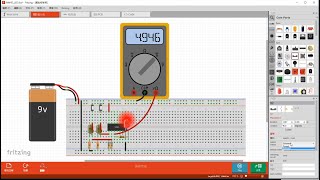 Fritzing Simulate circuitpart2new V102——Potentiometer DiodeBJTMOSFETNAND gate [upl. by Chloette]