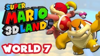 Super Mario 3D Land  World 7 Nintendo 3DS Gameplay Walkthrough [upl. by Naihr]