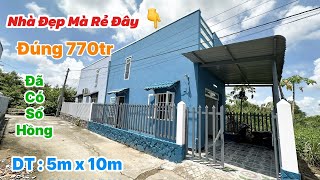 RẺ CHƯA TỪNG CÓ  Giờ Có Rồi👉Đúng 770tr💵DT5x10mCó Sổ Hồng💯Gần Bình Chánh✅ Bán Nhà Giá RẺ Chính Chủ [upl. by Annawoj]