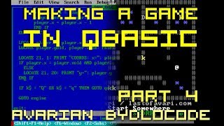 Making a QBASIC quotgamequot part 4 [upl. by Flan571]