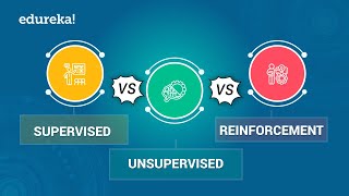 Supervised vs Unsupervised vs Reinforcement Learning  Data Science Certification Training  Edureka [upl. by Illac]