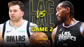 Los Angeles Clippers vs Dallas Mavericks Game 2 Full Highlights  2024 WCR1  FreeDawkins [upl. by Trahern596]