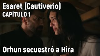 Esaret Cautiverio Capitulo 1 en español  Orhun secuestró a Hira [upl. by Ttirrem]