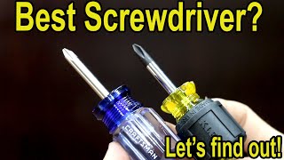 Best Screwdriver Set Craftsman Milwaukee Wera Wiha Klein Tools Felo PB Swiss Tekton [upl. by Norda]