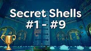 ABZU  Secret Shell Locations 1  9  quotCollector” Trophy Guide PS4 [upl. by Daveen159]