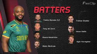 South Africa Squad Against Afghanistan for ODI 2024 [upl. by Novonod]