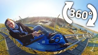 Alpine Coaster  Kolejka Górska  360° Video  Poznań Malta [upl. by Miguela]