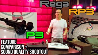 Rega P3 2016 vs RP3 ShootOut Sonics  Features [upl. by Fagan]