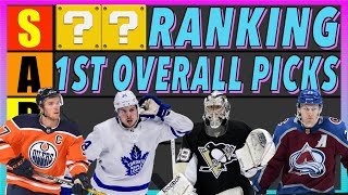 Tier List Ranking Every 1st Overall Pick since 2000  From Auston Matthews To Connor McDavid NHL [upl. by Roice]