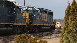 Railfanning around Framingham Ma featuring CSX Y101 ￼￼ [upl. by Nairad694]