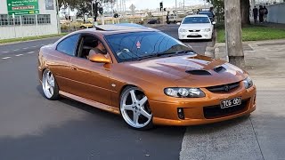 Holden Monaro CV8 Z on Walky Wheels and Fusion Orange Paint [upl. by Pall]