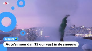 IJskoud in Zweden het vriest meer dan 43 graden🥶 [upl. by Ssyla]