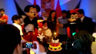 CUMPLAEAÑOS DE PAULINA 1 AÑITO CON MICKEY Y MINNIE [upl. by Ballou]