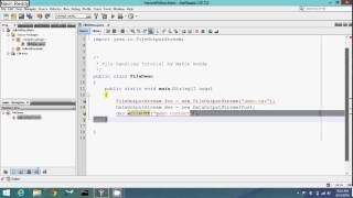 File Handling in Java Tutorial [upl. by Shaine]