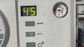 Older Worcester boiler HOW to fill up the pressure using the white key [upl. by Lecram]