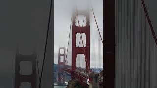 Golden Gate Bridge in Fog San Francisco 🌁🇺🇸 travel sanfrancisco california [upl. by Dnaleel]