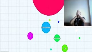 Agario RAGE QUIT INTERNET PROBLEM FUNNY GAMEPLAY [upl. by Ekeiram42]