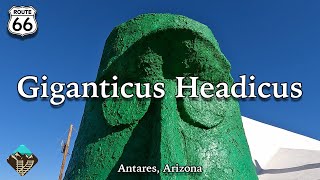 Visiting Giganticus Headicus on Route 66 in Arizona [upl. by Parnell]