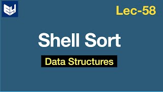 Shell sort example  Insertion  Data Structures  Lec58  Bhanu Priya [upl. by Eenram519]