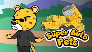 Super Auto Pets Animation  You Meet Leopard Level 3 [upl. by Riggs]