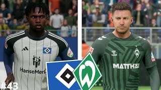 EA FC 24 😍 ENDLICH DAS ECHTE NORDDERBY  🔥 XLFolge  😱 HSV Karrieremodus 43 [upl. by Yelehsa]