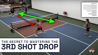 The PERFECT Pickleball Third Shot Drop Learn to Place It [upl. by Clover]