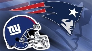 Super Bowl 2012 New England Patriots vs New York Giants [upl. by Zebada]