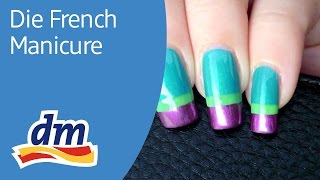 Blogger testen  French Manicure in spannenden Farbkombinationen [upl. by Adnohryt]