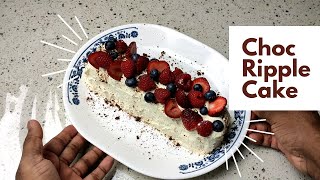 Easy Choc Ripple Cake [upl. by Mikiso]