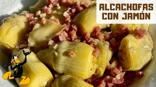 Alcachofas con Jamón de Bote o Frescas 🤤 ¡Receta para Bajar de Peso [upl. by Llessur]